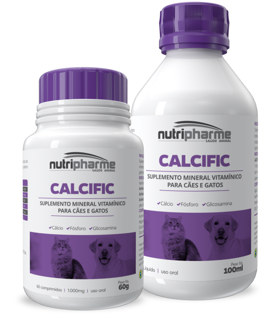 CALCIFIC SUPLEMENTO MINERAL VITAMÍNICO PARA CÃES E GATOS