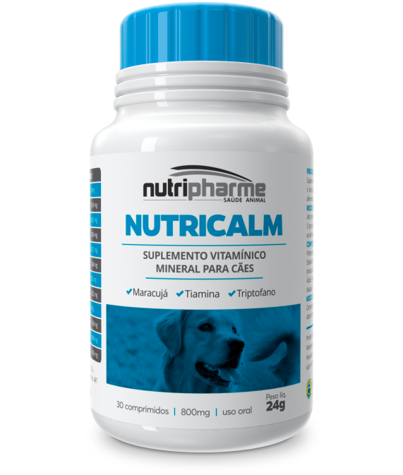 NUTRICALM SUPLEMENTO VITAMÍNICO MINERAL PARA CÃES